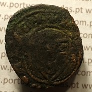 Ceitil Cobre de D. Afonso V (1438 -1481), Ceitil (1/6 Real Branco) Tipologia do catálogo F. Magro 1º Grupo - (não classificada)