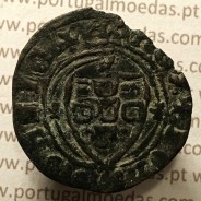 Ceitil Cobre de D. Afonso V (1438 -1481), Ceitil (1/6 Real Branco) Tipologia do catálogo F. Magro 1º Grupo -A5.1.3.1