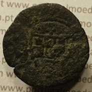 Ceitil Cobre de D. Afonso V (1438 -1481), Ceitil (1/6 Real Branco) Tipologia do catálogo F. Magro 1º Grupo - A5.1.3.3