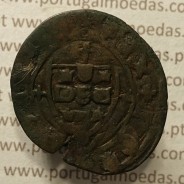 Ceitil Cobre de D. Afonso V (1438 -1481), Ceitil (1/6 Real Branco) Tipologia do catálogo F. Magro 1º Grupo - A5.1.3.3