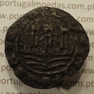 Ceitil Cobre de D. Afonso V (1438 -1481), Ceitil (1/6 Real Branco) Tipologia do catálogo F. Magro 1º Grupo - A5.1.3.6
