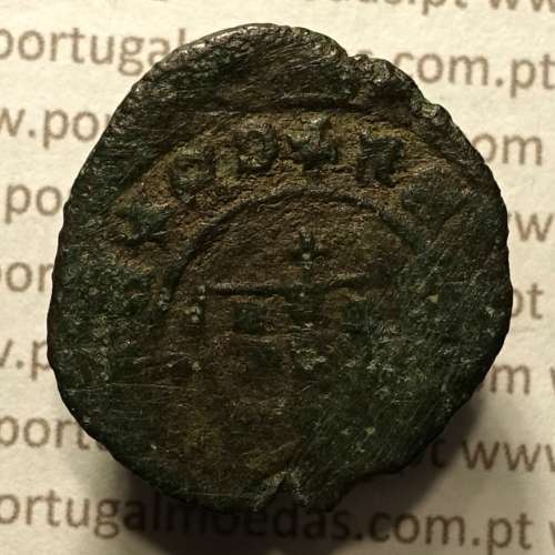 Ceitil Cobre de D. Afonso V (1438 -1481), Ceitil (1/6 Real Branco) Tipologia do catálogo F. Magro 1º Grupo - A5.1.3.6