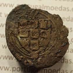 Ceitil Cobre de D. Afonso V (1438 -1481), Ceitil (1/6 Real Branco) Tipologia do catálogo F. Magro 1º Grupo -A5.1.4.1