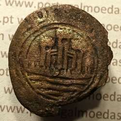 Ceitil Cobre de D. Afonso V (1438 -1481), Ceitil (1/6 Real Branco) Tipologia do catálogo F. Magro 1º Grupo -A5.1.4.1