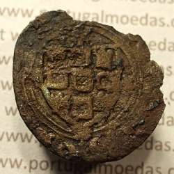 Ceitil Cobre de D. Afonso V (1438 -1481), Ceitil (1/6 Real Branco) Tipologia do catálogo F. Magro 1º Grupo -A5.1.4.1