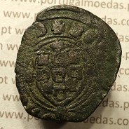 Ceitil Cobre de D. Afonso V (1438 -1481), Ceitil (1/6 Real Branco) Tipologia do catálogo F. Magro 1º Grupo - A5.1.4.1
