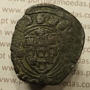 Ceitil Cobre de D. Afonso V (1438 -1481), Ceitil (1/6 Real Branco) Tipologia do catálogo F. Magro 1º Grupo - A5.1.4.1