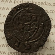 Ceitil Cobre de D. Afonso V (1438 -1481), Ceitil (1/6 Real Branco) Tipologia do catálogo F. Magro 1º Grupo - A5.1.4.3