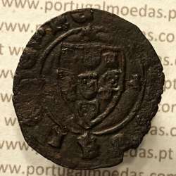 Ceitil Cobre de D. Afonso V (1438 -1481), Ceitil (1/6 Real Branco) Tipologia do catálogo F. Magro 1º Grupo - A5.1.4.3