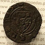 Ceitil Cobre de D. Afonso V (1438 -1481), Ceitil (1/6 Real Branco) Tipologia do catálogo F. Magro 1º Grupo - A5.1.4.3
