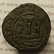 Ceitil Cobre de D. Afonso V (1438 -1481), Ceitil (1/6 Real Branco) Tipologia do catálogo F. Magro 1º Grupo - A5.1.4.3