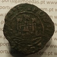 Ceitil Cobre de D. Afonso V (1438 -1481), Ceitil (1/6 Real Branco) Tipologia do catálogo F. Magro 1º Grupo - A5.1.4.3