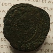 Ceitil Cobre de D. Afonso V (1438 -1481), Ceitil (1/6 Real Branco) Tipologia do catálogo F. Magro 1º Grupo - A5.1.4.3