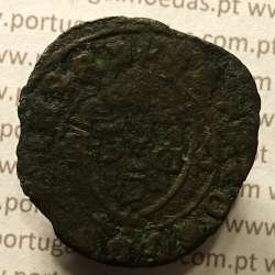 Ceitil Cobre de D. Afonso V (1438 -1481), Ceitil (1/6 Real Branco) Tipologia do catálogo F. Magro 1º Grupo - A5.1.4.3