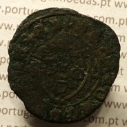 Ceitil Cobre de D. Afonso V (1438 -1481), Ceitil (1/6 Real Branco) Tipologia do catálogo F. Magro 1º Grupo - A5.1.4.3