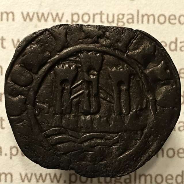 Ceitil Cobre de D. Afonso V (1438 -1481), Ceitil (1/6 Real Branco) Tipologia do catálogo F. Magro 1º Grupo - A5.1.4.4