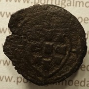 Ceitil Cobre de D. Afonso V (1438 -1481), Ceitil (1/6 Real Branco) Tipologia do catálogo F. Magro 1º Grupo - A5.1.4.4