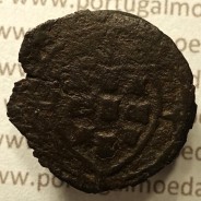 Ceitil Cobre de D. Afonso V (1438 -1481), Ceitil (1/6 Real Branco) Tipologia do catálogo F. Magro 1º Grupo - A5.1.4.4