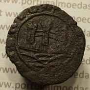 Ceitil Cobre de D. Afonso V (1438 -1481), Ceitil (1/6 Real Branco) Tipologia do catálogo F. Magro 1º Grupo - A5.1.4.5