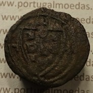 Ceitil Cobre de D. Afonso V (1438 -1481), Ceitil (1/6 Real Branco) Tipologia do catálogo F. Magro 1º Grupo - A5.1.4.5