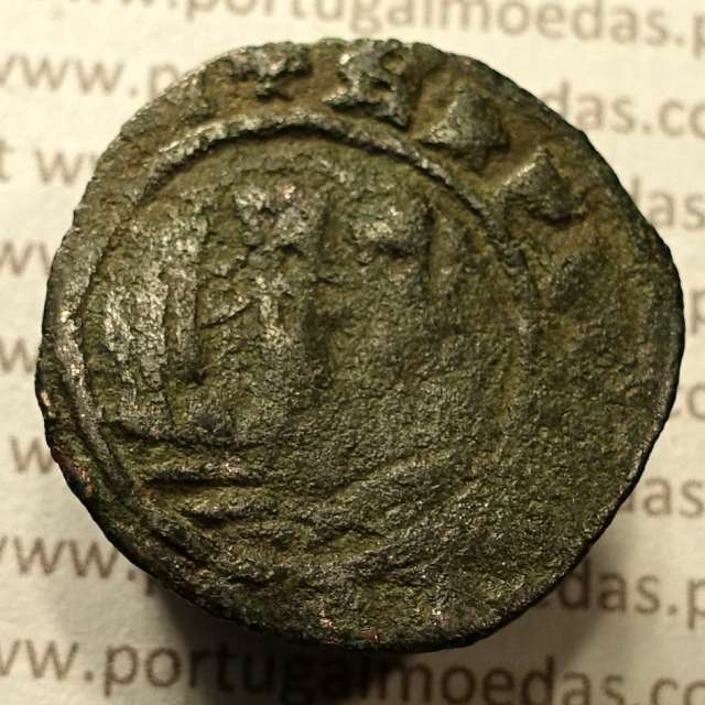 Ceitil Cobre de D. Afonso V (1438 -1481), Ceitil (1/6 Real Branco) Tipologia do catálogo F. Magro 1º Grupo - A5.1.4.6