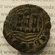 Ceitil Cobre de D. Afonso V (1438 -1481), Ceitil (1/6 Real Branco) Tipologia do catálogo F. Magro 1º Grupo - A5.1.4.6
