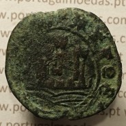 Ceitil Cobre de D. Afonso V (1438 -1481), Ceitil (1/6 Real Branco) Tipologia do catálogo F. Magro 1º Grupo - A5.1.4.7