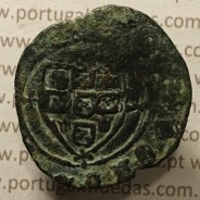 Ceitil Cobre de D. Afonso V (1438 -1481), Ceitil (1/6 Real Branco) Tipologia do catálogo F. Magro 1º Grupo - A5.1.4.7