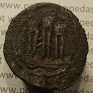 Ceitil Cobre de D. Afonso V (1438 -1481), Ceitil (1/6 Real Branco) Tipologia do catálogo F. Magro 7º Grupo -A5.7.1.1