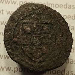 Ceitil Cobre de D. Afonso V (1438 -1481), Ceitil (1/6 Real Branco) Tipologia do catálogo F. Magro 7º Grupo -A5.7.1.1