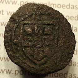 Ceitil Cobre de D. Afonso V (1438 -1481), Ceitil (1/6 Real Branco) Tipologia do catálogo F. Magro 7º Grupo -A5.7.1.1