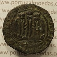 Ceitil Cobre de D. Afonso V (1438 -1481), Ceitil (1/6 Real Branco) Tipologia do catálogo F. Magro 7º Grupo - A5.7.1.4