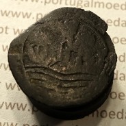 Ceitil Cobre de D. Afonso V (1438 -1481), Ceitil (1/6 Real Branco) Tipologia do catálogo F. Magro 8º Grupo - A5.8.4.8