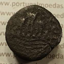 Ceitil Cobre de D. Afonso V (1438 -1481), Ceitil (1/6 Real Branco) Tipologia do catálogo F. Magro 8º Grupo - A5.8.4.1