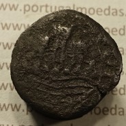 Ceitil Cobre de D. Afonso V (1438 -1481), Ceitil (1/6 Real Branco) Tipologia do catálogo F. Magro 8º Grupo - A5.8.4.1