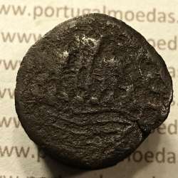 Ceitil Cobre de D. Afonso V (1438 -1481), Ceitil (1/6 Real Branco) Tipologia do catálogo F. Magro 8º Grupo - A5.8.4.1
