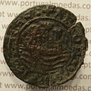 Ceitil Cobre de D. Afonso V (1438 -1481), Ceitil (1/6 Real Branco) Tipologia do catálogo F. Magro 8º Grupo  (não classificada)