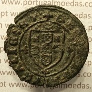 Ceitil Cobre de D. Afonso V (1438 -1481), Ceitil (1/6 Real Branco) Tipologia do catálogo F. Magro 8º Grupo  (não classificada)