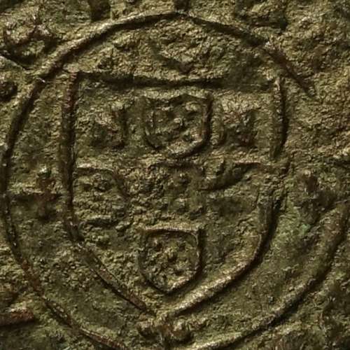 Ceitil Cobre de D. Afonso V (1438 -1481), Ceitil (1/6 Real Branco) Tipologia do catálogo F. Magro 8º Grupo  (não classificada)