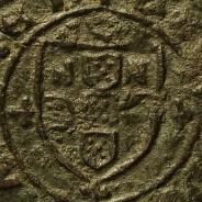 Ceitil Cobre de D. Afonso V (1438 -1481), Ceitil (1/6 Real Branco) Tipologia do catálogo F. Magro 8º Grupo  (não classificada)