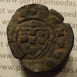Ceitil Cobre de D. Afonso V (1438 -1481), Ceitil (1/6 Real Branco) Tipologia do catálogo F. Magro 2º Grupo - A5.2.2.6