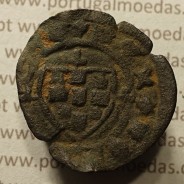 Ceitil Cobre de D. Afonso V (1438 -1481), Ceitil (1/6 Real Branco) Tipologia do catálogo F. Magro 2º Grupo - A5.2.2.6