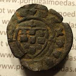 Ceitil Cobre de D. Afonso V (1438 -1481), Ceitil (1/6 Real Branco) Tipologia do catálogo F. Magro 2º Grupo - A5.2.2.6