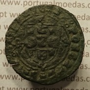 Ceitil Cobre de D. Afonso V (1438 -1481), Ceitil (1/6 Real Branco) Tipologia do catálogo F. Magro 1º Grupo – A5.1.4.10