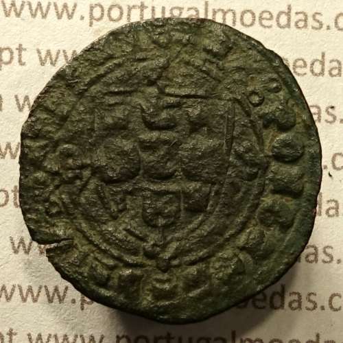 Ceitil Cobre de D. Afonso V (1438 -1481), Ceitil (1/6 Real Branco) Tipologia do catálogo F. Magro 1º Grupo – A5.1.4.10