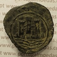Ceitil Cobre de D. Afonso V (1438 -1481), Ceitil (1/6 Real Branco) Tipologia do catálogo F. Magro 1º Grupo - A5.1.4.3