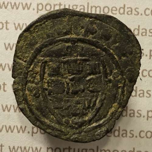 Ceitil Cobre de D. Afonso V (1438 -1481), Ceitil (1/6 Real Branco) Tipologia do catálogo F. Magro 1º Grupo - A5.1.4.3