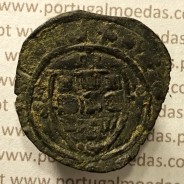 Ceitil Cobre de D. Afonso V (1438 -1481), Ceitil (1/6 Real Branco) Tipologia do catálogo F. Magro 1º Grupo - A5.1.4.3