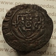 Ceitil Cobre de D. Afonso V (1438 -1481), Ceitil (1/6 Real Branco) Tipologia do catálogo F. Magro 1º Grupo - A5.1.4.3