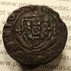 Ceitil Cobre de D. Afonso V (1438 -1481), Ceitil (1/6 Real Branco) Tipologia do catálogo F. Magro 1º Grupo - A5.1.4.3